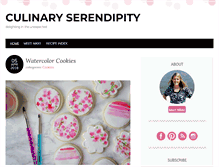 Tablet Screenshot of culinaryserendipity.com
